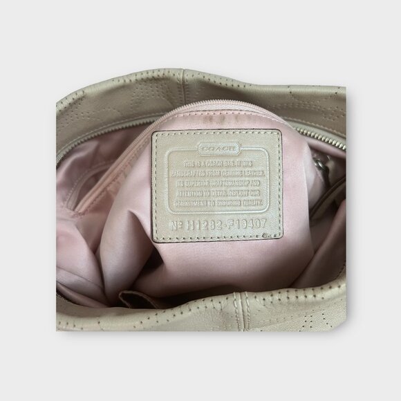 Coach Leather Crossbody Duffle Bag - Picture 5 of 6